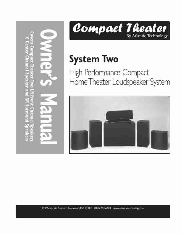 Atlantic Technology Speaker System HomeTheater Loudspeaker System-page_pdf